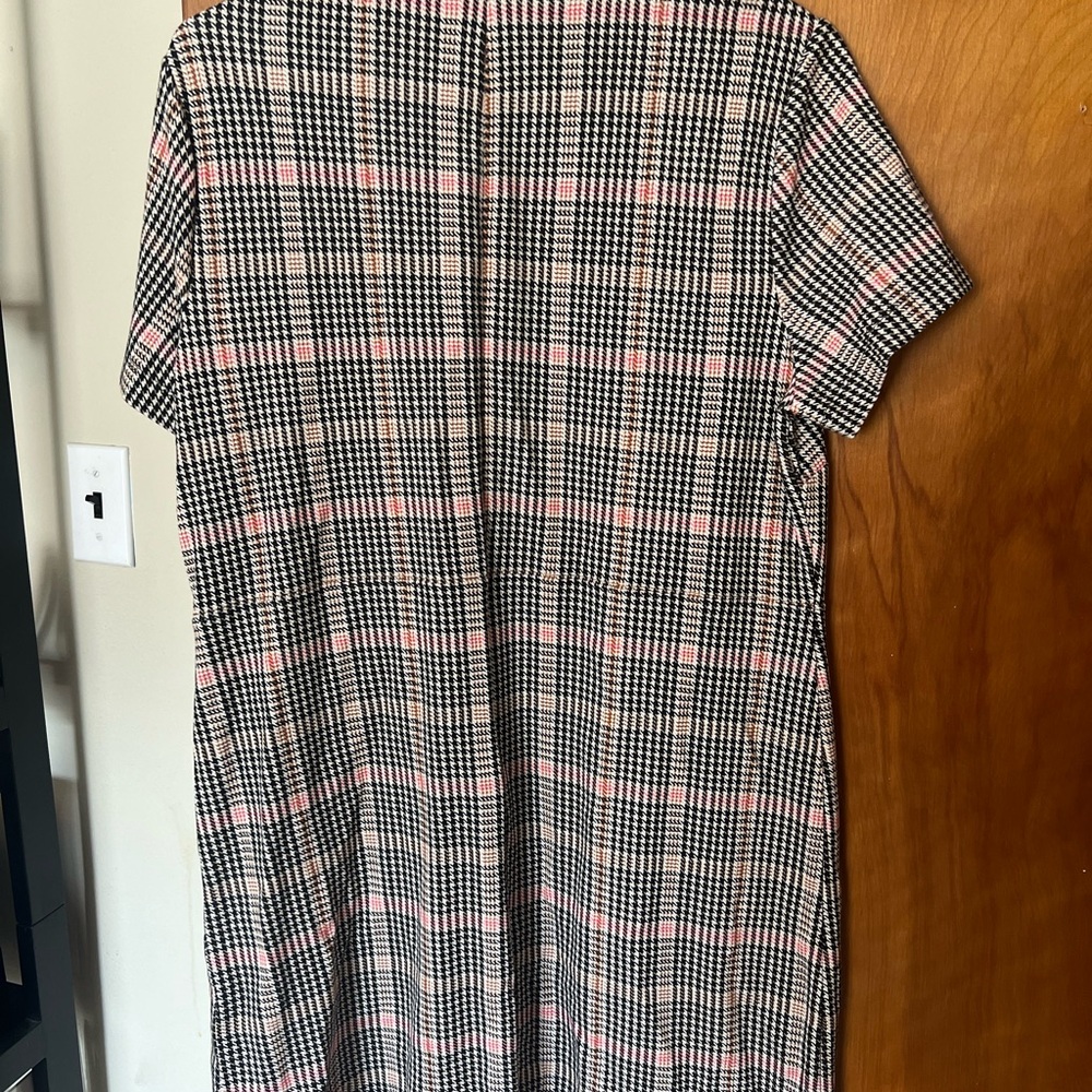 Loft Checkered Stretch Mini Dress - image 2